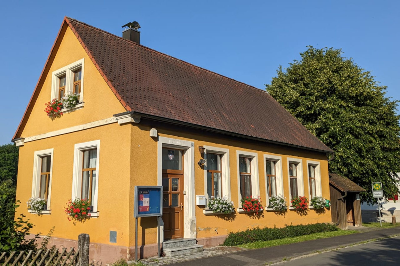 Das Vereinsheim der Bläsergruppe Obersteinbach